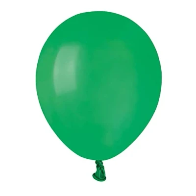 Afbeelding van Ciao Set van 100 ballonnen natuurlijk latex, premium kwaliteit, A50 (diameter 13 cm, donkergroen)