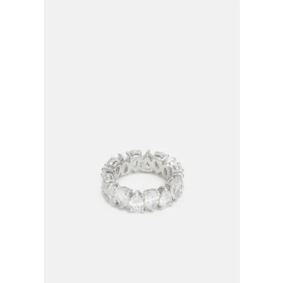 Afbeelding van Swarovski dames Pear ring met kristal in de kleur Zilver, maat: Maat 55 17,5 mm