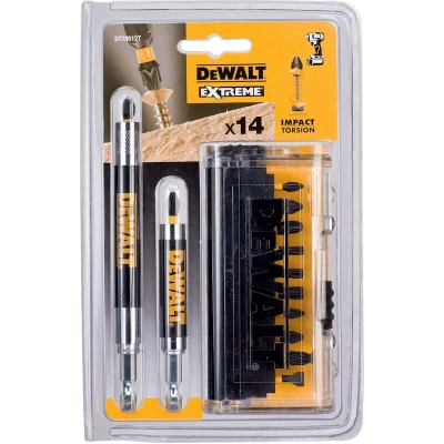 Afbeelding van DeWalt DT70512T 14 delige Impact Torsion bitset in cassette