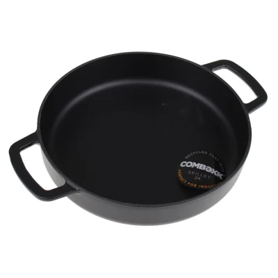 Image de COMBEKK Poêle Sous Chef Double Manche 24CM Noir