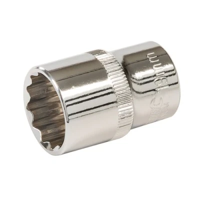 Afbeelding van Silverline 10 delige set met 1/2&quot; metrische zeskantdoppen 19 mm