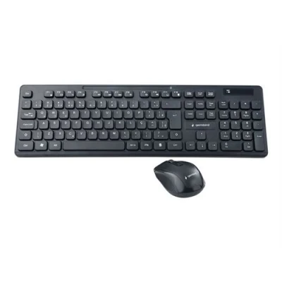 Image de Gembird KBS WCH 03 de Ensemble clavier et souris sans fil 2.4 GHz Allemand boîte couleur