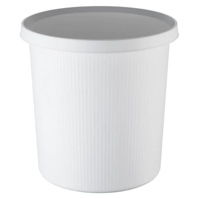 Afbeelding van HELIT Ronde afvalbak 18 liter Kunststof Zwart dxh 315x320 mm