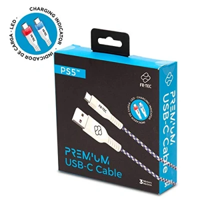 Afbeelding van Kabel USB A naar C FR TEC FT0030 Wit 3 m