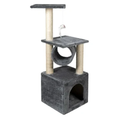 Afbeelding van Jack And Vanilla Krabpalen Krabpaal Jafar Grijs 30x30x90cm 42/0077 176326