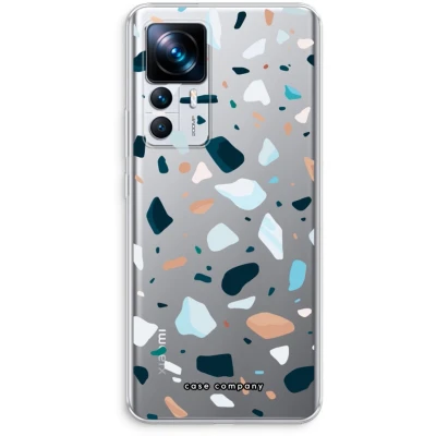 Afbeelding van Case Company® hoesje geschikt voor Xiaomi 12T Pro Terrazzo N13 Soft Cover Telefoonhoesje Bescherming aan alle Kanten en Schermrand