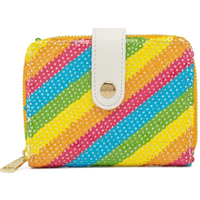 Afbeelding van Disney Loungefly Mickey Minnie Rainbow Portemonnee Veelkleurig