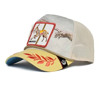 Afbeelding van Goorin Bros Trucker Maximum Carousel Pet, Heren, Maat: One Size, Stone