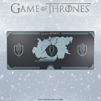 Afbeelding van HBO Game of Thrones Night King Edition XXL Mouse Pad, 90 x 40 cm, noir, base non rayée, micro textured Surface, Washable, néoprène