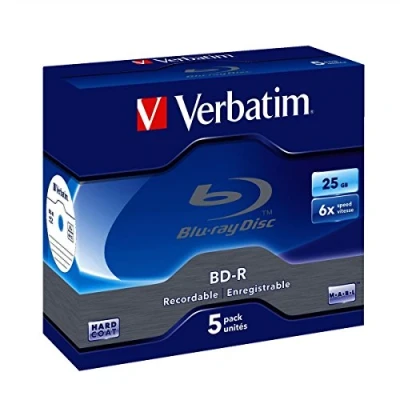 Afbeelding van Verbatim Blu ray BD R 43715 5 stuk(s) 25 GB