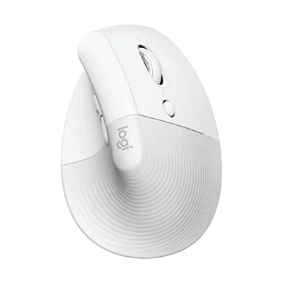 Image de Logitech Souris Sans Fil Lift Off white (910 006475)