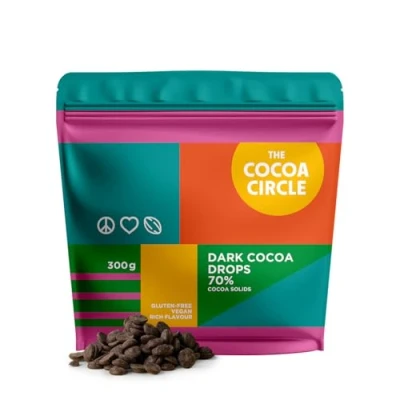 Afbeelding van Cocoa (Dark Chocolate Drops) 300g 70.5%