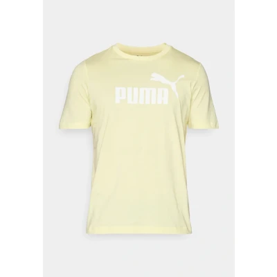 Afbeelding van Puma LOGO TEE Tshirt print, Heren, Maat: Small, Gold moon