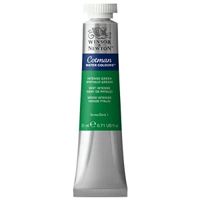 Image de Winsor &amp; Newton Cotman Aquarelle Tube 21ml Vert Intense