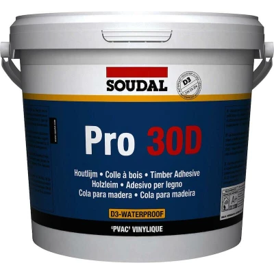 Afbeelding van Soudal Pro 30D Houtlijm (Watervast) 5kg