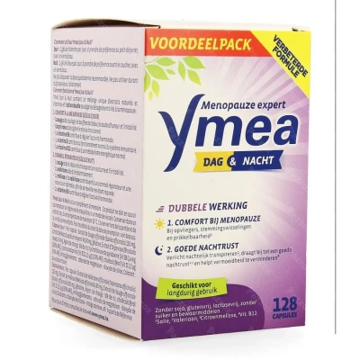 Afbeelding van Ymea Dag &amp; Nacht Voedingssupplement Menopauze 128 Capsules