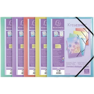 Afbeelding van Exacompta 55279E 25x Chem. 3rab elast. PP