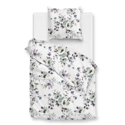 Afbeelding van Zohome Celia Dekbedovertrek Eenpersoons 140x200/220 cm White