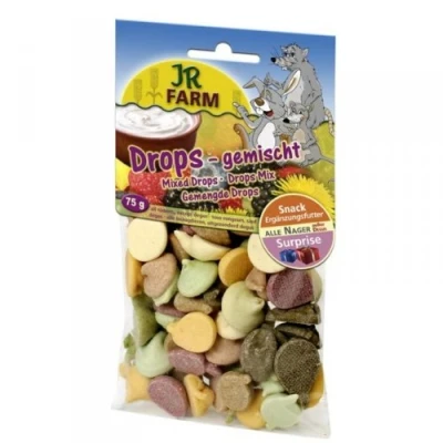 Afbeelding van 75g JR Farm Gemengde Drops Knaagdiersnacks
