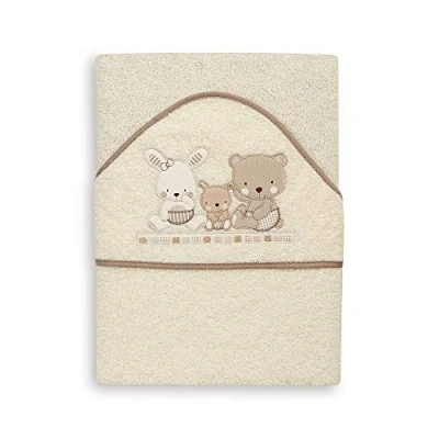 Image de Interbaby Sortie de Bain Love Beige 1x1 m