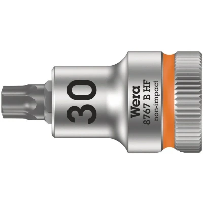 Afbeelding van Wera 8767 B HF Zyklop bitdop 3/8&quot; torx T30 x 35mm
