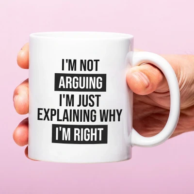 Afbeelding van Mok I&#039;m Not Arguing