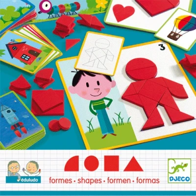 Afbeelding van Djeco educatief tangram spel