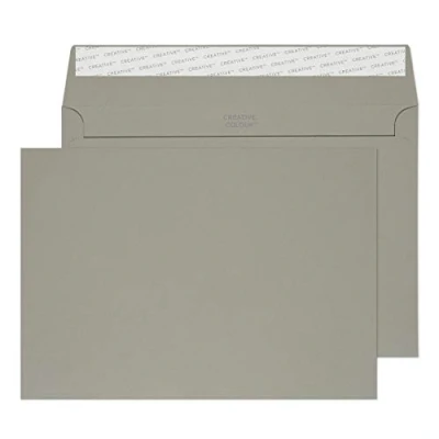 Afbeelding van Creative Colour 325 enveloppen, C5, 162 x 229 mm, zelfklevend, 120 g/m², grijs, 500 stuks