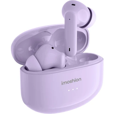 Afbeelding van iMoshion Aura Pro Earbuds Draadloze Oordopjes met Active Noise Cancelling (ANC) Wireless Bluetooth Earphones Oortjes Lavender
