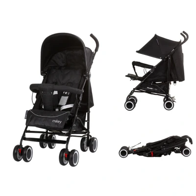 Afbeelding van Chipolino Miley Opvouwbare Plooibuggy Reisbuggy Obsidian Black