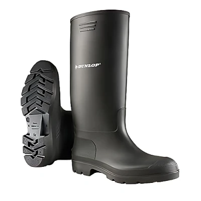 Image de Dunlop Bottes imperméables Hommes (40 FR) (Noir) UTFS2683