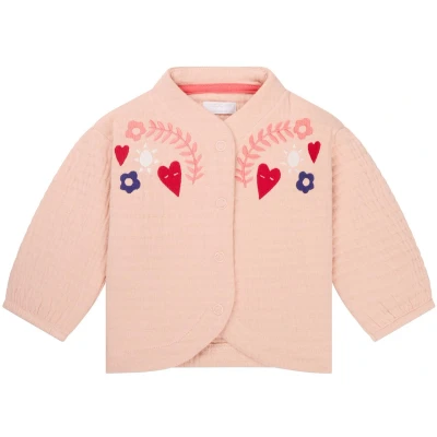 Afbeelding van Noppies meisjes vest Manti Evening Sand ROZE