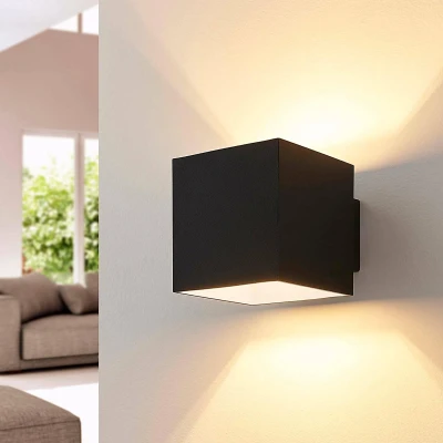 Afbeelding van Arcchio wandlamp 1licht Metaal H: 10 cm G9 zwart