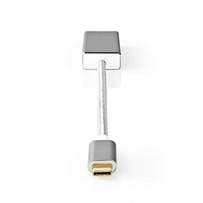 Afbeelding van Nedis USB C Adapter CCTB64550AL02 Zilver