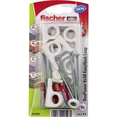 Afbeelding van Fischer DuoPower 6x30 EasyHook Loop K (6) Plugassortiment 557926 1 set(s)