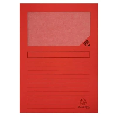 Afbeelding van Exacompta L map Forever, voor ft A4, pak van 25 stuks, rood 16 stuks