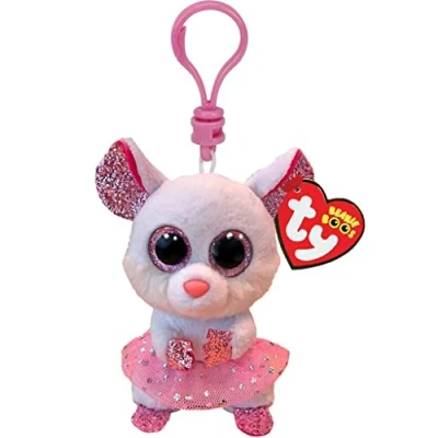 Afbeelding van TY Beanie Boo&#039;s Clip Nina Mouse 7 cm