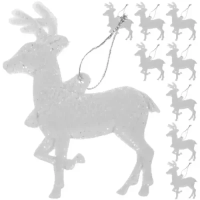 Afbeelding van Ruhhy Kerstboom ballen rendieren 9 stuks. 22517