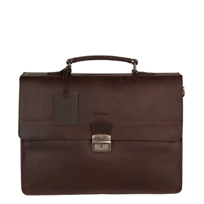 Afbeelding van Burkely Vintage Dean Briefcase brown Aktetas