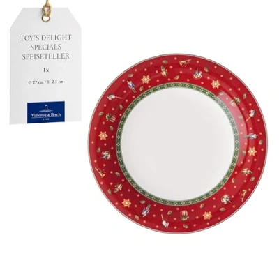 Afbeelding van Villeroy &amp; Boch Toy&#039;s Delight Specials Dinerbord 27 Cm Kersenrood