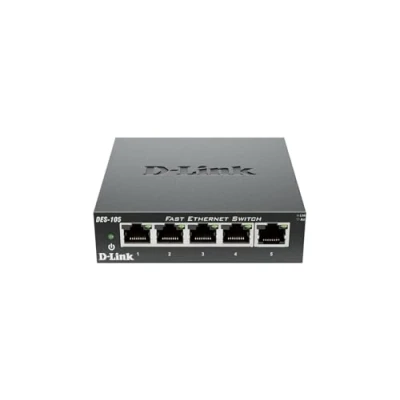 Afbeelding van D Link DES 105 Netwerk switch 5 poorten 100 MBit/s