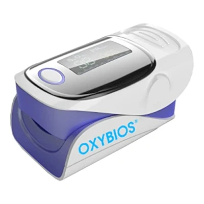Afbeelding van Professionele digitale pulsoximeter voor het bewaken van de controle meting zuurstofverzadiging (% spO2) en hartslag met OLED display