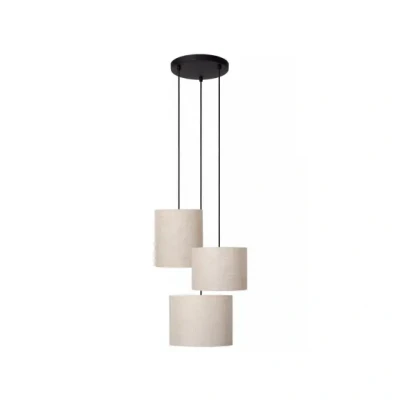 Afbeelding van Lucide MAYA Hanglamp Ø 46 cm 3xE27 Beige