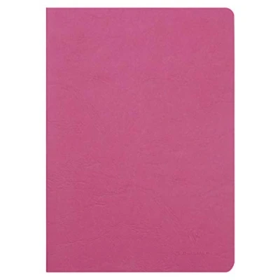 Afbeelding van Clairefontaine Age Bag 733002C Notitieboek, A4, 21 x 29,7 cm, wit, ideaal voor notities en tekeningen, 48 vellen, rood, 1 stuk
