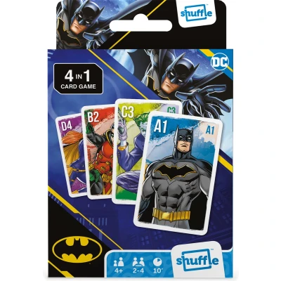 Afbeelding van Shuffle Kaartspellen Batman 4 in 1