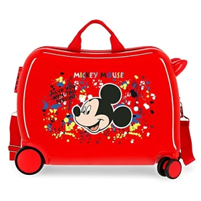 Afbeelding van Disney Mickey Colour Mayhem kinderkoffer, Rood, Koffer voor kinderen
