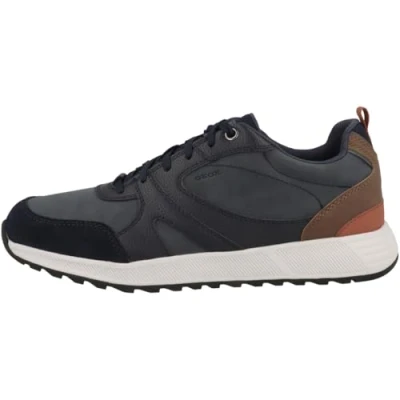 Afbeelding van Geox Molveno LOW Sneakers laag, Dames, Maat: 43, Navy ufaekbuc Hoogwaardig imitatieleer