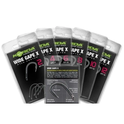 Image de Korda Wide Gape X Micro Barbed (10 pcs) Taille : crochet 8