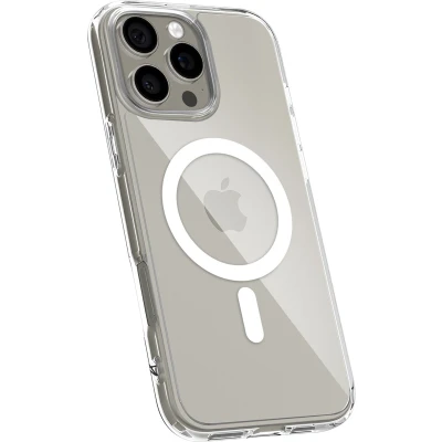 Afbeelding van Spigen Hoesje Geschikt voor iPhone 16 Pro Max Ultra Hybrid Mag transparant