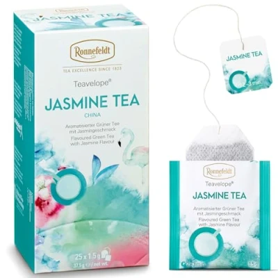 Afbeelding van Ronnefeldt Teavelope Jasmine Tea Groene Theezakjes, 37,5 g, 25 Stuk